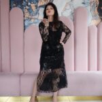 Sukienka wieczorowa koronkowa maxi Plus Size