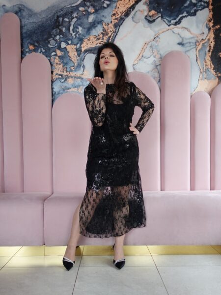 Sukienka wieczorowa koronkowa maxi Plus Size Sukienka wieczorowa koronkowa maxi Plus Size