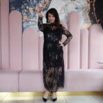 Sukienka wieczorowa koronkowa maxi Plus Size